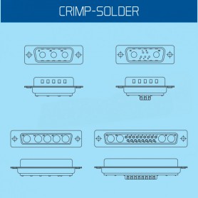 CRIMP-SOLDER Series / Sub-D Combo