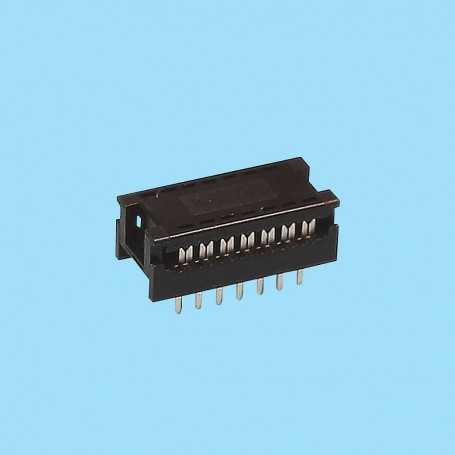 5448 / Conector de transición recto para cable plano - Paso 2,54 x 2,54 mm