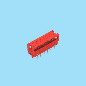 5433 / Micro conector recto para cable plano para soldar a PCB - Paso 2,54 x 2,54 mm