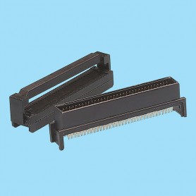 8600 / Conector macho recto SCSI-III IDC para cable - Paso 2,54 x 2,54 mm