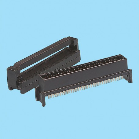 8600 / Conector macho recto SCSI-III IDC para cable - Paso 2,54 x 2,54 mm