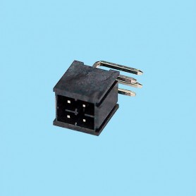 5782 | Micro conector macho acodado de potencia - Paso 2,54 mm