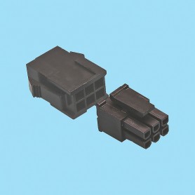 5740 | Micro conector recto de potencia - Paso 3,00 mm