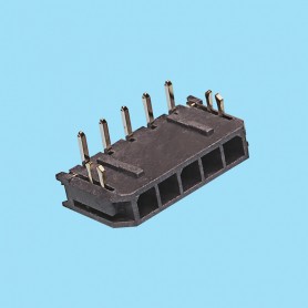 5767 | Micro conector macho acodado de potencia - Paso 3,00 mm
