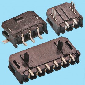 5769 | Micro conector macho acodado de potencia SMD - Paso 3,00 mm