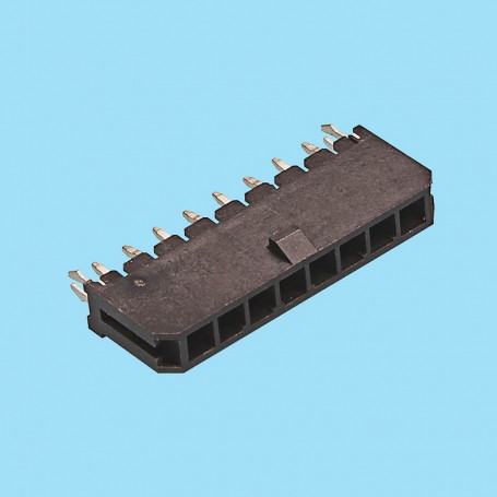 5766 | Micro conector macho recto de potencia - Paso 3,00 mm