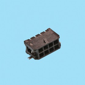 5758 | Micro conector macho acodado de potencia SMD - Paso 3,00 mm