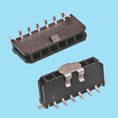 5768 | Micro conector macho recto de potencia SMD - Paso 3,00 mm