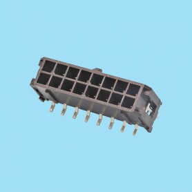 5756 | Micro conector macho recto de potencia SMD - Paso 3,00 mm