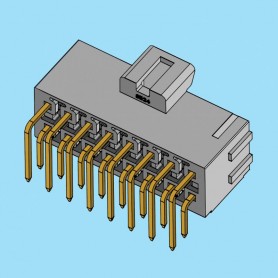 3542 | Conector macho acodado doble fila - Paso 3,50 mm ULTRA POWER