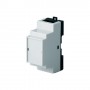B6501112 / Caja para electrónica RAILTEC B, 2 módulos, Vers. II - PC (UL 94 V-0) - light grey RAL 7035 - 35x86x58mm
