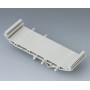 B6724443 / RAILTEC sup. 107, sección con pie para rail DIN (PCB L 35 mm) - PA 6 FR(30) - Grey