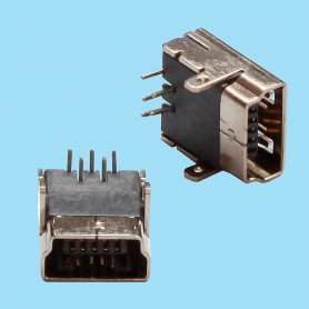 5623 / Conector hembra acodado - MINI USB