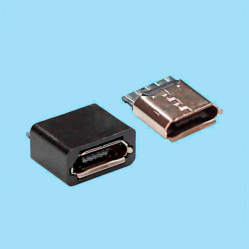 híbrido Ligeramente capa 5372 / Micro conector USB Tipo B para soldar cable - MICRO USB