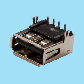 5612 / Conector entrada lateral reversa USB Tipo A - USB 2.0