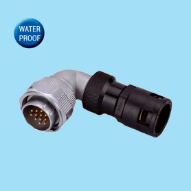WY-TW | Plug with angled back shell for plastic-hose IP55