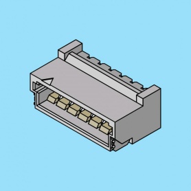 1028 / Conector acodado polarizado SMD - Paso 1,00 mm