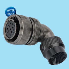 WD28-TW | IP55 Female cable connector for plastic hose