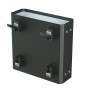 M5600045 / Kit de pies para cajas de aluminio versión 2, color negro