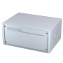 M6619545 / TECHNOMET 19″ Caja de aluminio para electrónica, 5Ux400mm en gris claro