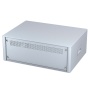 M6619445 / TECHNOMET 19″ Caja de aluminio para electrónica, 4Ux400mm en color gris claro
