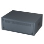 M6619444 / TECHNOMET 19″ Caja de aluminio para electrónica, 4Ux400mm en color negro