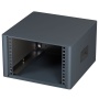 M6610444 / TECHNOMET 10.5″ Caja de aluminio para electrónica, 4Ux330mm en color negro