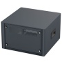 M6610444 / TECHNOMET 10.5″ Caja de aluminio para electrónica, 4Ux330mm en color negro