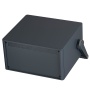 M6427334 / TECHNOMET R215H Caja de aluminio para instrumentación con asa en color negro 275x250x150mm