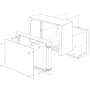M5840105 / Datamet L Caja de pared de aluminio para electrónica 400x300x116.5mm