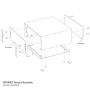 M5113115 / MINIMET 1 Caja de aluminio para pequeños dispositivos electrónicos 134.5x130x38.5mm