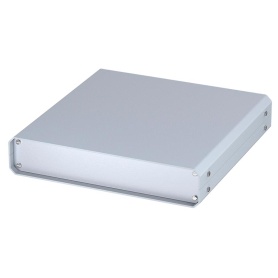 M5513110 / UNICASE SL3 Caja de aluminio para electrónica color gris claro 250x250x50mm