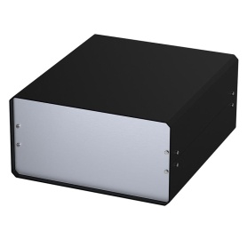 M5504119 / UNICASE 4 Caja de aluminio para electrónica color negro 261x300x134.5mm
