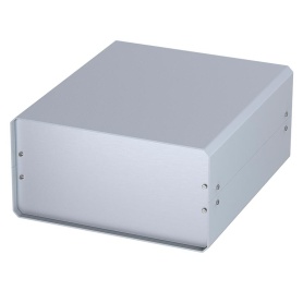 M5504110 / UNICASE 4 Caja de aluminio para electrónica color gris claro 261x300x134.5mm