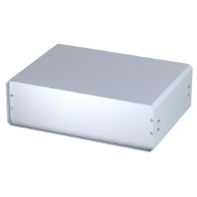 M5503110 / UNICASE 3 Caja de aluminio para electrónica color gris claro 350x250x110mm