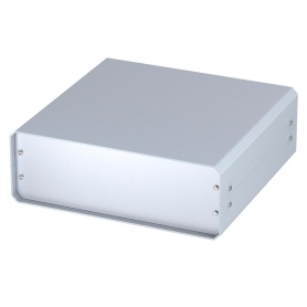 M5502110 / UNICASE 2 Caja de aluminio para electrónica color gris claro 260x250x90mm