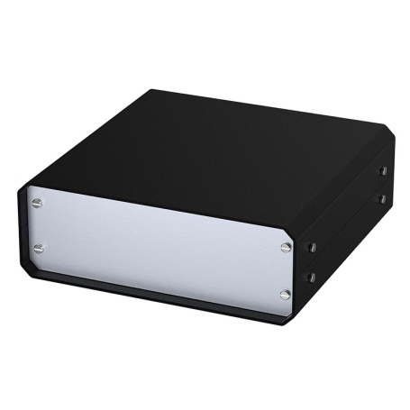 M5501119 / UNICASE 1 Caja de aluminio para electrónica color negro 185x180x65mm