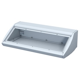 M5340115 / UNIDESK M400 Caja de aluminio para aplicaciones de sobremesa con frontal inclinado color gris