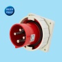 125A-IP67 | CEE Panle Mount Inlet (with CEE/IEC 60309-1, 60309-2) 4 pin