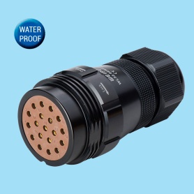WL52K19T | Female cable connector - Plug with clamping-nut 1 IP67