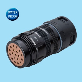 WL52K19ADII | Female cable connector - Plug for M40 x 1.5 Plastic hose adapter IP66