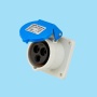 16A/32A-IP44 | CEE Panel mounted socket