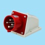 16A/32A-IP44 | CEE Wall mount inlet (with CEE/IEC 60309-1, 60309-2)