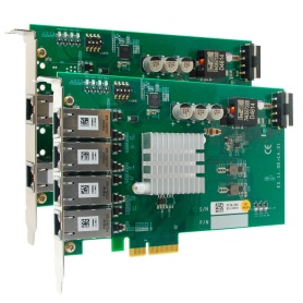 PCIe-PoE354at/PoE352at / 4-port/2-port server-grade gigabit 802.3at PoE+ machine vision frame grabber card