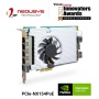 PCIe-NX154PoE / 100 TOPS Intelligent Frame Grabber Card with 4x PoE+ ports for IVA or AI Inspection