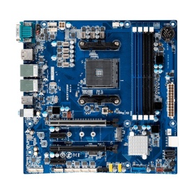 uATX-RYZEN /Micro-ATX support AMD® Ryzen2 Processors, Dual channel DDR4 memory, PCIe slot, 6 x COM, 12 x USB, 4 x SATA 6Gb/s