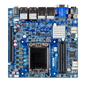 mITX-H61EC / Mini-ITX with Intel® H610E Chipset, support 13th/12th Generation Intel® Core™ Processors