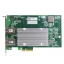 PCIe-PoE550X / 2-port 10GbE network adapter with IEEE 802.3at PoE+ machine vision frame grabber card