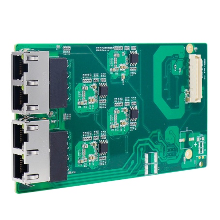 MezIO-G4P/MezIO-G4 / 4-Port GbE with 802.3at PoE+ MezIO™ Module