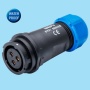 SY2111C/S | In-line cable connector en CENVALSA. Nylon series with bayonet coupling.